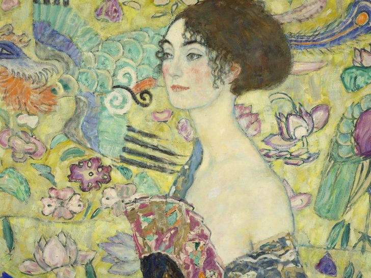 Gustav Klimt Dame mit Fächer © Belvedere Wien Foto Markus Guschelbauer