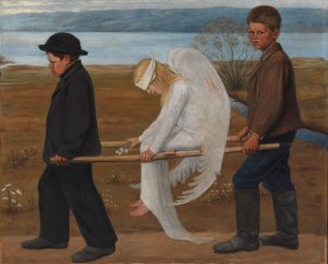 Hugo Simberg, Der verwundete Engel, 1903 © Finnish National Gallery / Hannu Aaltonen
