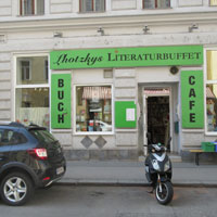 Literaturbuffet - Geschäft von außen