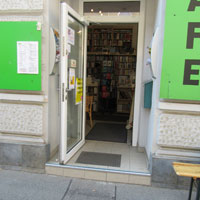 Literaturbuffet - Eingang von außen