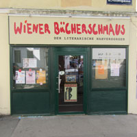 Wiener Bücherschmaus - Geschäft von außen