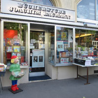 Bücherstube Joachim Baumann - Geschäft von außen